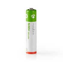 Nedis Lot de 2 Piles Rechargeables NiMH-AAA 1.2V DC 700mAh Préchargées
