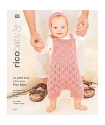 Le petit livre à tricoter Rico Baby - Rico Baby Organic Cotton - Rico Design - N°37 Rose