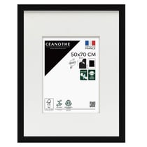 Cadre photo Wild noir 50x70 cm avec passe-partout 30x40 cm