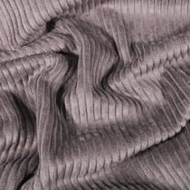 Tissu Velours côtelé uni Gris