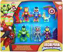 Pack de figurines Avengers en armure, Marvel Iron Man and his Awesome Friends