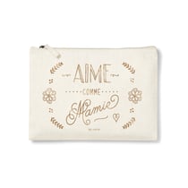 Trousse rectangulaire PM (20x13 cm) - Aime comme mamie