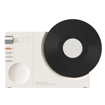 Enceinte Bluetooth Rétro Avec Horloge Et Son Hifi Puissant Blanc YONIS