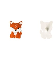 Lot de 3 boutons culot renard 24mm x 16mm