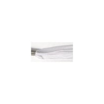 Ruban organdi avec fermoir carabinier Blanc 50 cm