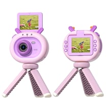 Appareil Photo Enfant Écran Pivotant 180° 1080P HD Avec Support Violet Violet YONIS