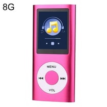 Lecteur MP4 Écran TFT 1.8 Pouces 8G TF Carte Écouteurs Câble Bleu Rose 2 YONIS