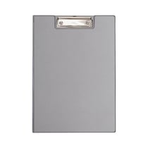 Porte-bloc avec rabat - format A4 - gris - MAUL