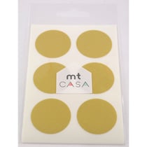 Masking Tape MT Casa Seal Sticker rond en washi or - gold