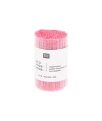 Fil à nouer 6,5 cm - Rico Hooki Hooki - Rico Design Rose Bonbon