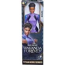 Figurine articulée : shuri 30 cm - marvel black panther wakanda forever - avengers héros titan - hasbro - f4146