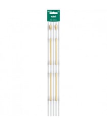 Aiguilles à tricoter 35 cm en bambou De Luxe N°3 à 8 - Grundl taille n°7