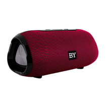 Enceinte Bluetooth Étanche Stéréo 3D Son Puissant Support TF AUX FM Autonomie 6h Rouge YONIS