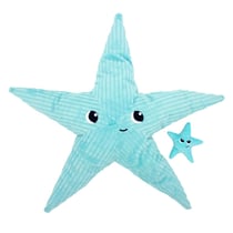 Les Déglingos Les PTIPOTOS by Peluche WAHOU Etoile DE MER Maman and Bebe Bleu Aqua