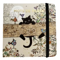 Carnet répertoire à mots de passe chaton   96 pages