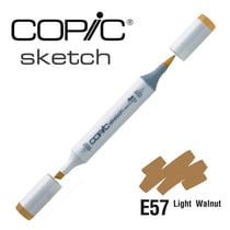 Copic - Marqueur à l'alcool Copic Sketch E57 Light Walnut