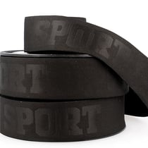 Elastique 3d sport 40mm noir au mètre