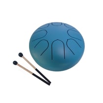 Mini Tongue Drum Bleu Diamètre 15 cm - Omsaé