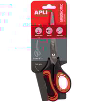 Ciseaux ergonomique - Bureau - Scolaire - Lame en acier inoxydable - 21cm - Apli