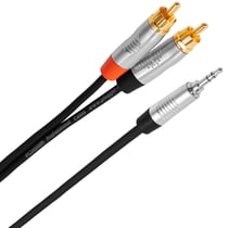 Câbles en Y Plugger Câble Y mini-Jack mâle stéréo - RCA mâle 1,50m Touring