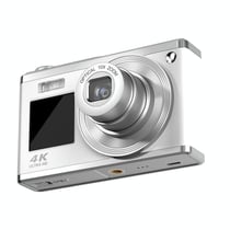 Appareil Photo Numérique 4K HD 60MP Double Écran Zoom Optique 10x Stabilisation Blanc YONIS