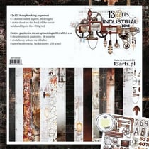 8 papiers scrapbooking 30 x 30 cm 13@rts INDUSTRIAL ZONE