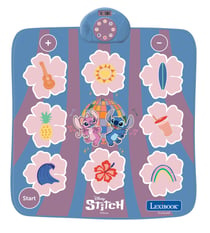 Tapis de danse Stitch électronique, Bluetooth et lumineux avec 6 modes de jeu - LEXIBOOK