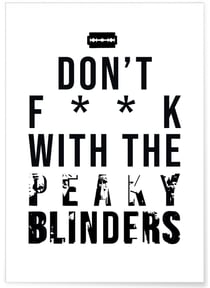 Affiche 'Don't f**k with...' | A3 : 29,7x42cm