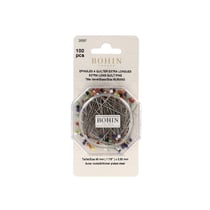 Epingles à quilter extra-longues tête de verre x100