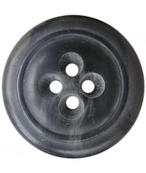 Bouton Manteau Chiné Noir 34 mm X 1 - Union Knopf Noir