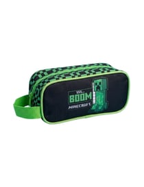 Trousse Mybagstory - Noir,Vert - Minecraft - 2 compartiments