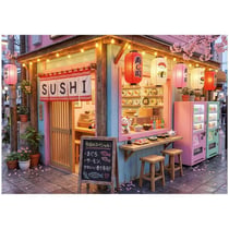 Puzzle 2D 1000 pièces - Sushi Kawaii - Educa