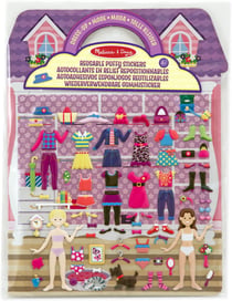 Livret d'autocollants reliefs repositionnables Mode - Melissa & Doug