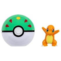 Pokémon - Figurine Clip 'n' Go Salamèche & Copain Ball - Jazwares