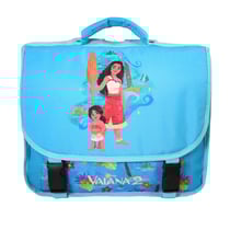 Cartable Scolaire Primaire 38cm Vaiana Disney Bleu 2 Compartiments Bagtrotter