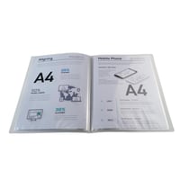 Protège-documents en polypropylène semi rigide Chromaline 80 vues - A4 - Cristal - x 12 - Exacompta