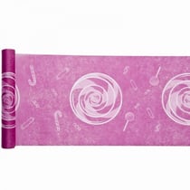 Chemin de table Candy Rose