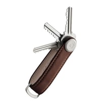 Porte-clés cuir Espresso Brown - Orbitkey