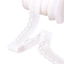 Bobine 25m élastique lingerie facon dentelle blanc 23mm