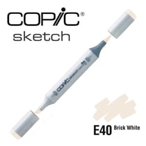 Copic - Marqueur à l'alcool Copic Sketch E40 Brick White