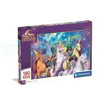 Puzzle 180 pièces Clementoni Super Unicorn Academy