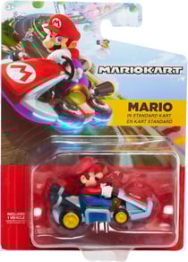 Coffret mario kart : kart mario 8 cm - véhicule miniature - nintendo