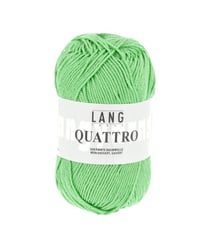 Fil à tricoter 100% coton QUATTRO - Lang Yarns 216 Vert