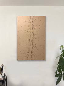 Peinture acrylique originale sur toile — La Fracture — art contemporain — Tableau mural Calbarracin — 100 x 65 cm