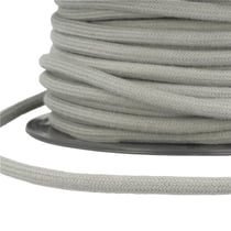 Bobine 20m Cordon coton gris clair 8mm