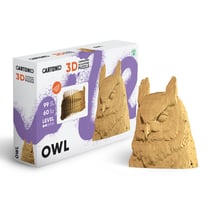 Cartonic® Sculpture-Puzzle 3D carton - Hibou