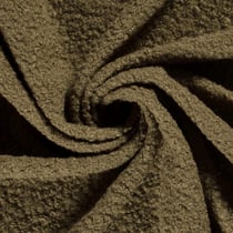 Tissu Bouclette Teddy uni Vert kaki