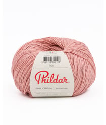 Fil de coton à tricoter Phil Origin - Phildar Vieux Rose