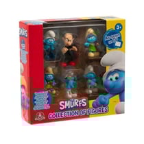 Figurines - Les Schtroumpfs - Coffret 6 figurines 5 cm dont 1 exclusive Azrael - a partir de 3 ans - PUF14