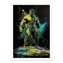 Affiche 30x40 cm - Hulk Version 2 - Georges